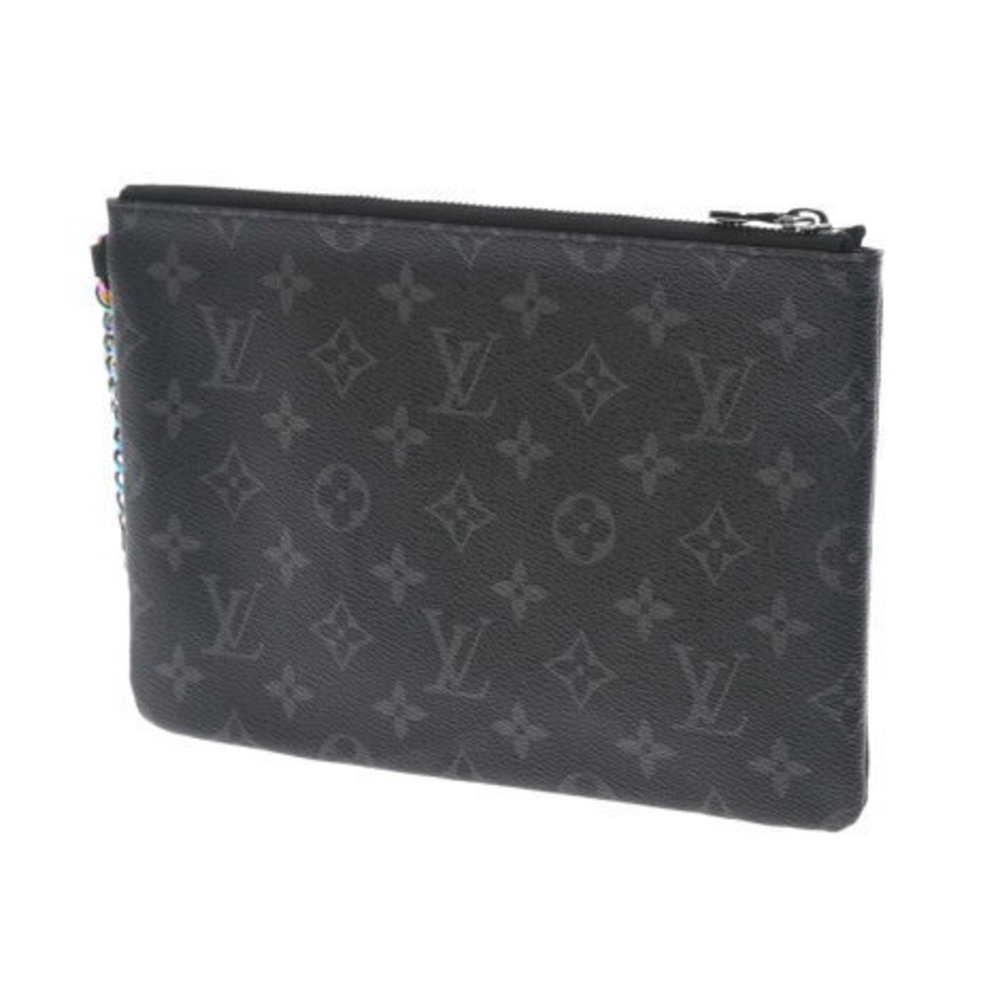Louis Vuitton Monogram Eclipse Ipad Case Chain Bl… - image 2